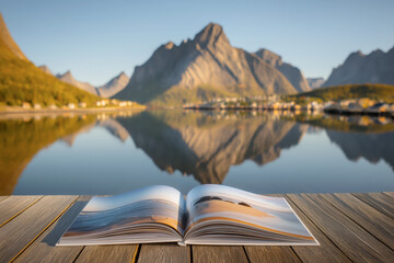 Norway's beauty in brochure