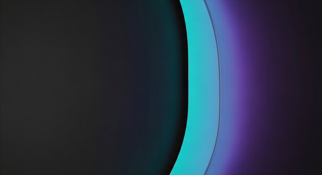 Abstract Background Modern Design Gradient Wave Black Blue Purple Copy Space - Powered by Adobe