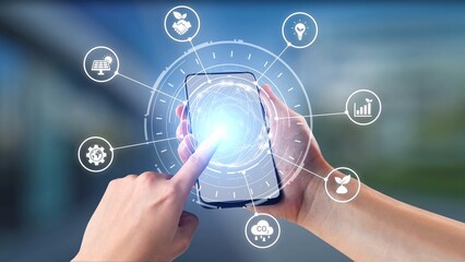 ESG icons show environmental impact, social responsibility, and corporate governance. ESG drives sustainability, ESG investment, ESG reporting, and business growth. Gist