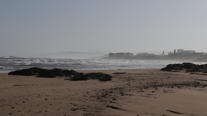 Essaouira's Medina Walls from the Sandy Beach