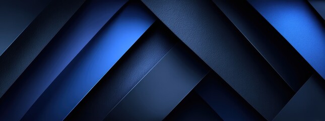 Obraz premium Blue geometric abstract design with textured overlay and dark intertwined patterns