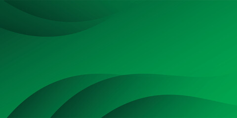 Abstract green wavy background. Vector