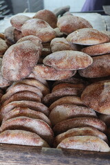 Freshly Baked Traditional Bread Loaves