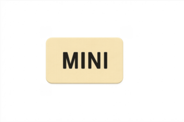 Mini text button showing small size concept