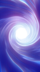 Soft swirling lavender and blue vortex leading into a glowing white center
