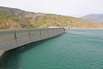 Presa de Rules reservoir in Andalucia, Spain