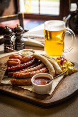 Traditional German Pub Food Meal