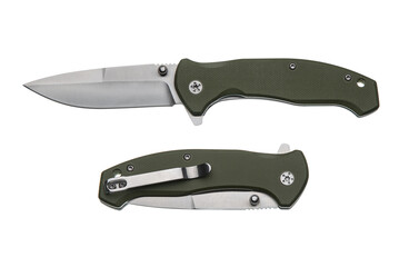 Tactical EDC Knife Olive Green Handle