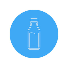 Glass Milk Bottle Icon