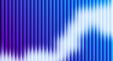 Abstract vibrant vertical stripes gradient purple to blue light