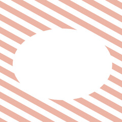 赤白ボーダーと白いくり抜き背景素材