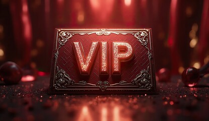 flawless vip mark on soft brushed black metallic design