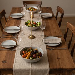 Rustic Dining Table Feast