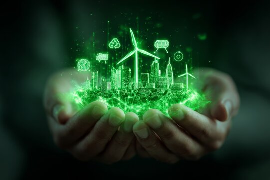 Sustainable urban development powered by clean green energy