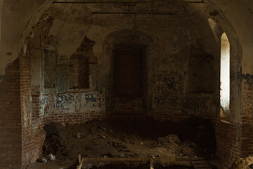 abandoned Boris and Gleb temple