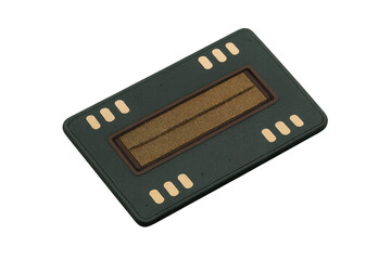 Obraz premium Microchip processor component representing computer hardware technology