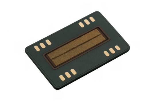 Microchip processor component representing computer hardware technology