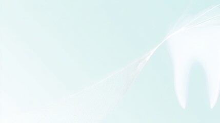 Clean dental-themed illustration with soft aqua gradients and copy space for growth and improvement