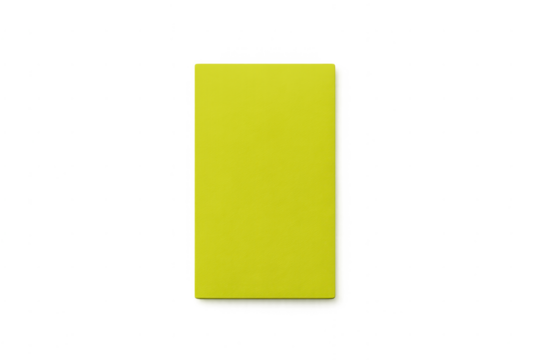 Blank yellow sticky note transparent background