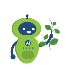 AI assists with ecology problems. Artificial Intelligence and sustainable development