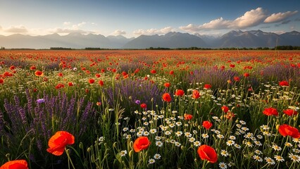 Obraz premium field of poppies