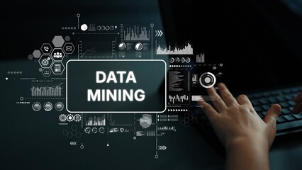 Data Mining Concept with Visual Elements and Hands on Keyboard for Digital Analysis and Information Processing. Asymptotic smart data analytic.
