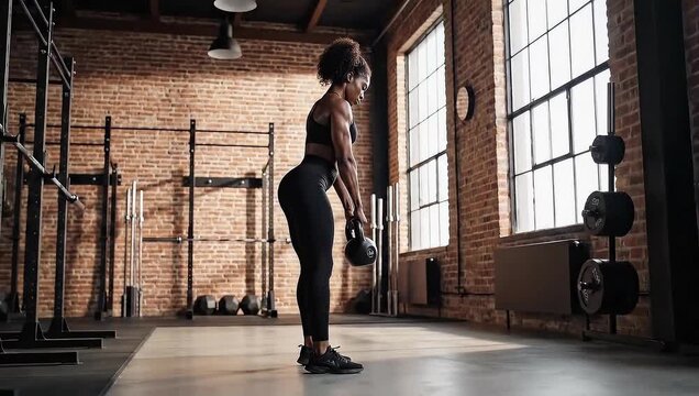 Kettlebell workout tutorial: learn proper form for effective fitness training routine at the gym