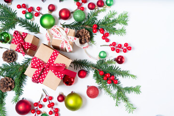 Colorful christmas lifestyle