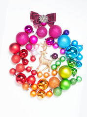 Colorful christmas lifestyle