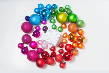 Colorful christmas lifestyle