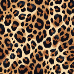 An eye-catching leopard print background that mimics the beautiful spots of a leopard's fur. This vibrant pattern is perfect for adding a touch of the wild to any project.
