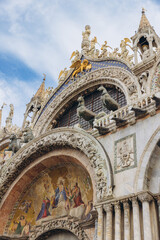 Fototapeta premium St. Mark's Basilica facade in Venice, Italy