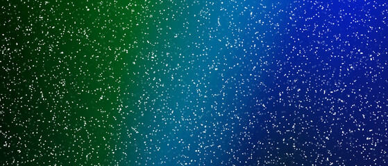 Obraz premium Green-Blue Gradient With Starry Speckled Texture — Horizontal Fade Featuring White Dots For Cosmic Backgrounds Or Decorative Visual Assets