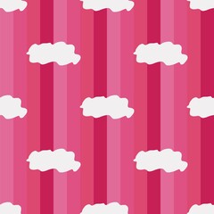 seamless background with clouds