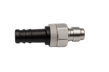 Quick coupling hose connector for plumbing or industrial use