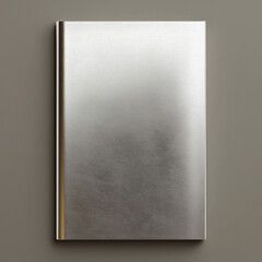 silver foil book cover, 