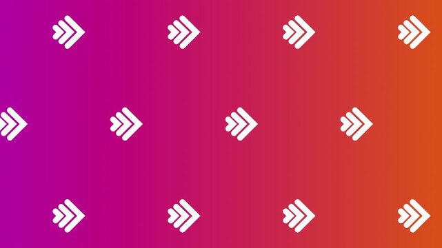 A dynamic, stylish, modern animated background for your beautiful videos. Animated gradient background with moving arrows.