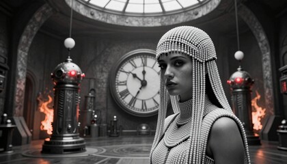 Futuristic Time Travel Elegance