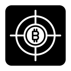 Crypto vector icon, clip art, and symbol. Flat design of crypto icon concept and simple design