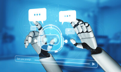 AI chatbot assistant uses LLM and deep learning to deliver smart business support with explainable...