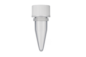 Microcentrifuge tube with screw cap transparent background