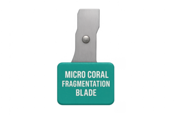 Micro coral fragmentation blade for aquaculture and reef tanks