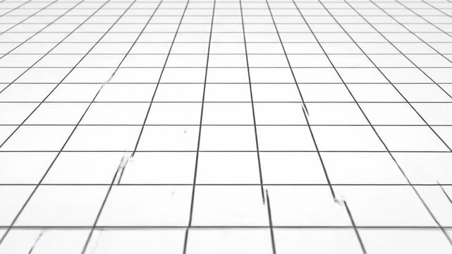 Abstract grid pattern perspective floor surface background