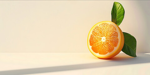Orange fruit isolated on a white background