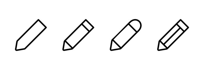 Pencil icon vector illustration. pen sign and symbol. edit icon vector