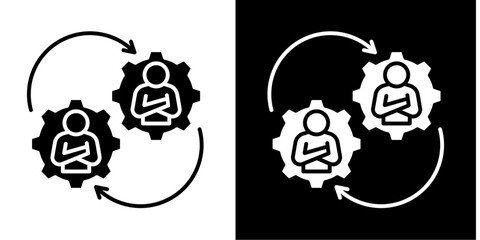 Change Catalyst  Icon Set White Style Collection
