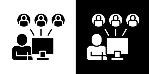 Remote Command  Icon Set White Style Collection
