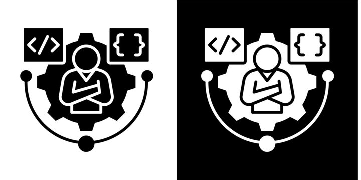 Tech Savvy  Icon Set White Style Collection
