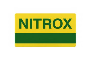 Nitrox enriched air diving gas cylinder label