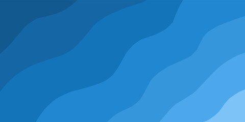 Wavy blue gradient background. Wavy background concept. Gradient blue color for design needs.